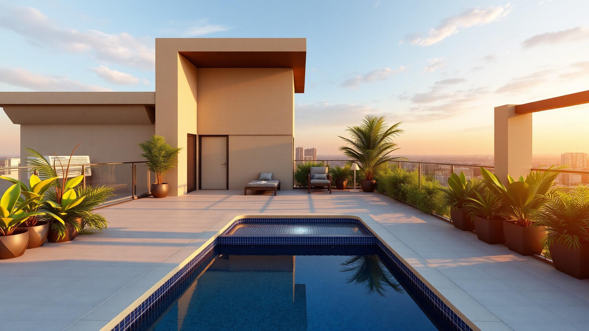 Rendering di copertina Penthouse Green F.06